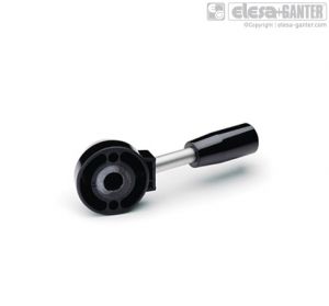 LBR-A Control levers with black-oxide steel boss, plain hole