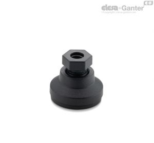 LS.A-AS+SJF Elementos de nivelamento Com disco anti-derrapante