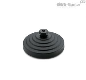 LV.A-AS+SJF Elementos de nivelamento Com disco anti-derrapante