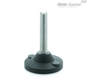 LV.F-APS-AS Pés de nivelamento para montagem no solo Com disco anti-derrapante