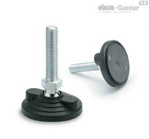 LV.F-AS-SST Pés de nivelamento para montagem no solo Com disco anti-derrapante