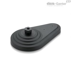 LV.FO+SJF Elementos de nivelamento para montagem em solo Sem disco anti-derrapante