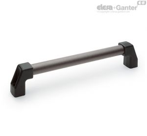 M.1043-BM-EP Tubular handles Aluminium tube with epoxy resin coating, back mounting