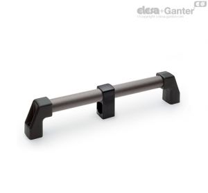 M.1043-SCM-EP Tubular handles Aluminium tube with epoxy resin coating, front mounting