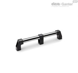 M.1043-SCM-SST Pegas tubulares com suporte central Montagem frontal