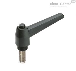 MRX-SST-p Adjustable handles Stainless steel threaded stud