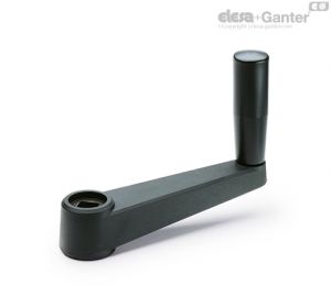 MT-AS Manivelas Manípulo giratório, casquilho com furo quadrado