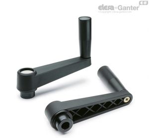 MT. Manivelas Pega giratório, cubo perfurado