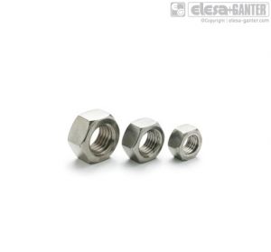 NT-SST Nuts for levelling feet aisi 304 stainless steel