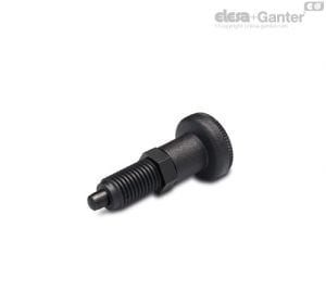 PMT.100-A Indexing plungers Black-oxide steel plunger, without locking nut