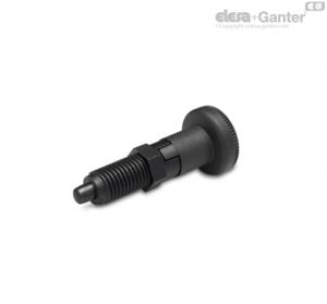 PMT.101-A Indexing plungers Black-oxide steel plunger, without locking nut