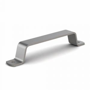 Front mounted grab handles 107 mm in steel or stainless steel