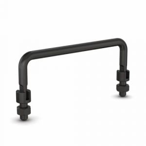 Black steel folding handle