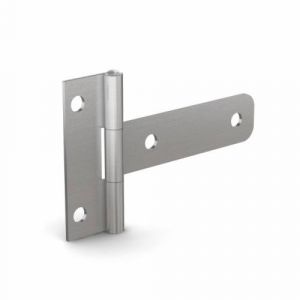Stainless steel hinge with removable pin