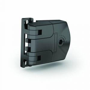 Compression latching hinges