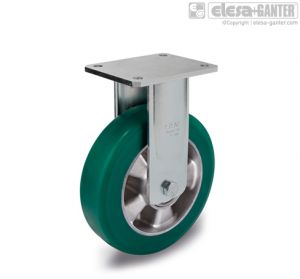 RE.F2-PSL-WH Castors with bracket for heavy loads fixed plate bracket, without brake