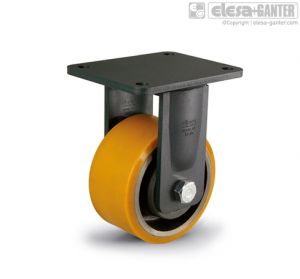 RE.F4-PSL-WEH Castors with bracket for extra-heavy loads fixed plate bracket, without brake