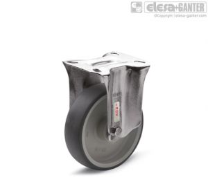 RE.G1-PBL-N-SST Castors fixed plate bracket, without brake, stainless steel