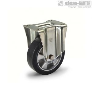 RE.G2-PSL-H Castors with bracket for medium-heavy loads fixed plate bracket, without brake
