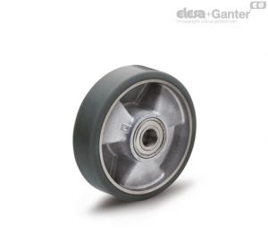 RE.F5-RXL-ESD ESD polyurethane castor wheels Stainless steel bearings