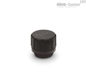 SFP+F-FIL Breather caps With “tech-fil” air filter, with the wording “OIL”