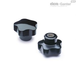 VC.192-SST Manípulos de roseta sólidos aço inoxidável casquilho, furo roscado