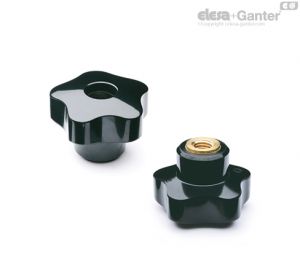 VC.254 Manípulos de roseta de lóbulos sólidos Manípulos de roseta