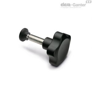 VC.692-SST-p-SV Lobe knobs with locking thrust pad