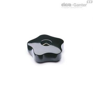 VCR.192 Manípulos de roseta sólidos encurtados Manípulos de roseta encurtados