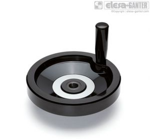 VDN.FP+I-A Solid handwheels revolving handle, drilled hub