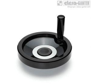 VDN.FP+I Solid handwheels revolving handle, plain hub