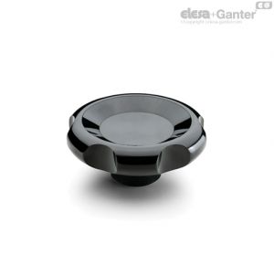 VL.140 Lobe knobs Hub with pre-drilled blind hole