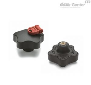VLS-B Safety lobe knobs Boss, threaded hole