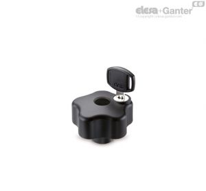 VLSK-FP Safety lobe knobs Boss, threaded hole, without cap