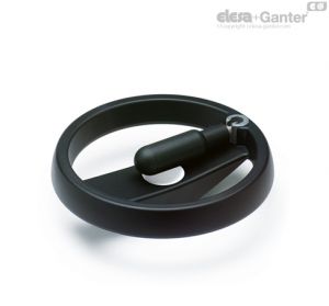 VRTP-P+IR-SST Spoked handwheels with solid section Fold-away handle