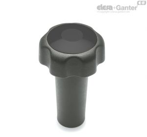 VTL-B Lobe knobs Brass boss, threaded hole