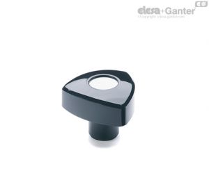 VTR-B Knobs Threaded pass-through hole, with cap