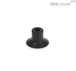 VVA-17-A Ventosas planas a vácuo com encaixe Borracha à prova de óleo, sem suporte