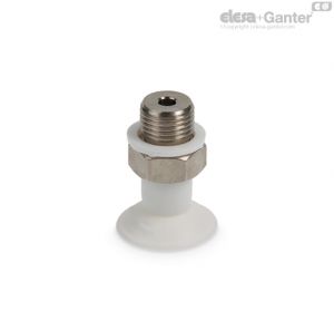VVH-22-T-S Ventosas em formato de copo Borracha de silicone, com suporte