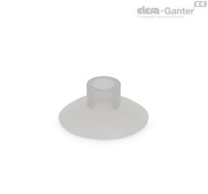 VVH-35-S Cup-shaped vacuum cups Silicone rubber, without support