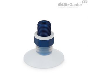 VVH-40-T-S Cup-shaped vacuum cups Silicone rubber, with support