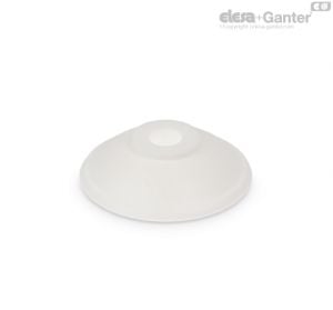 VVI-30-S Flat Cup-shaped vacuum cups Silicone rubber, without support