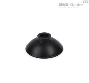 VVI-45-A Flat Cup-shaped vacuum cups Oil-proof rubber, without support