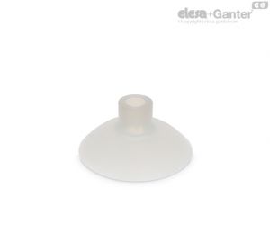 VVI-85-S Flat Cup-shaped vacuum cups Silicone rubber, without support