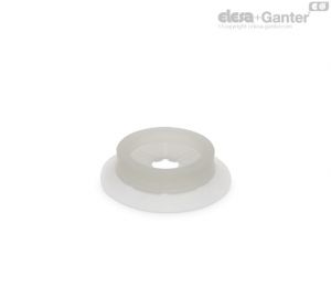 VVK-S Round Flat vacuum cups Silicone rubber, without support