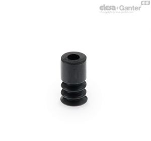 VVL-08-A Mini bellows vacuum cups for food packaging Oil-proof rubber, without support