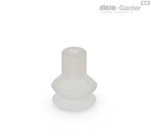 VVL-16-S Ventosas de fole para vácuo para embalagens de alimentos Borracha de Silicone, sem suporte
