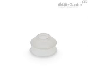 VVL-18-S Ventosas de fole para vácuo para embalagens de alimentos Borracha de Silicone, sem suporte