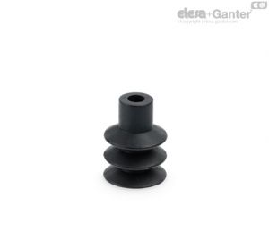 VVL-30-38-N Multi - bellow vacuum cups for food packaging Natural rubber, without support