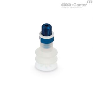 VVL-30-38-T-S Multi - bellow vacuum cups for food packaging Silicone rubber, with support
